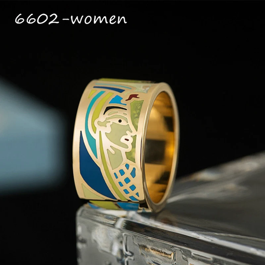 Color Enamel Scarf Ring, 18K Gold Plated Brass Jewerly Accesories/ Buckle, 30 Colors+