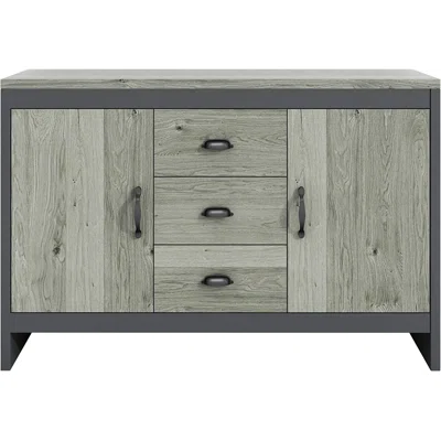 Aadila 44.48" Wide 3 Drawer Sideboard