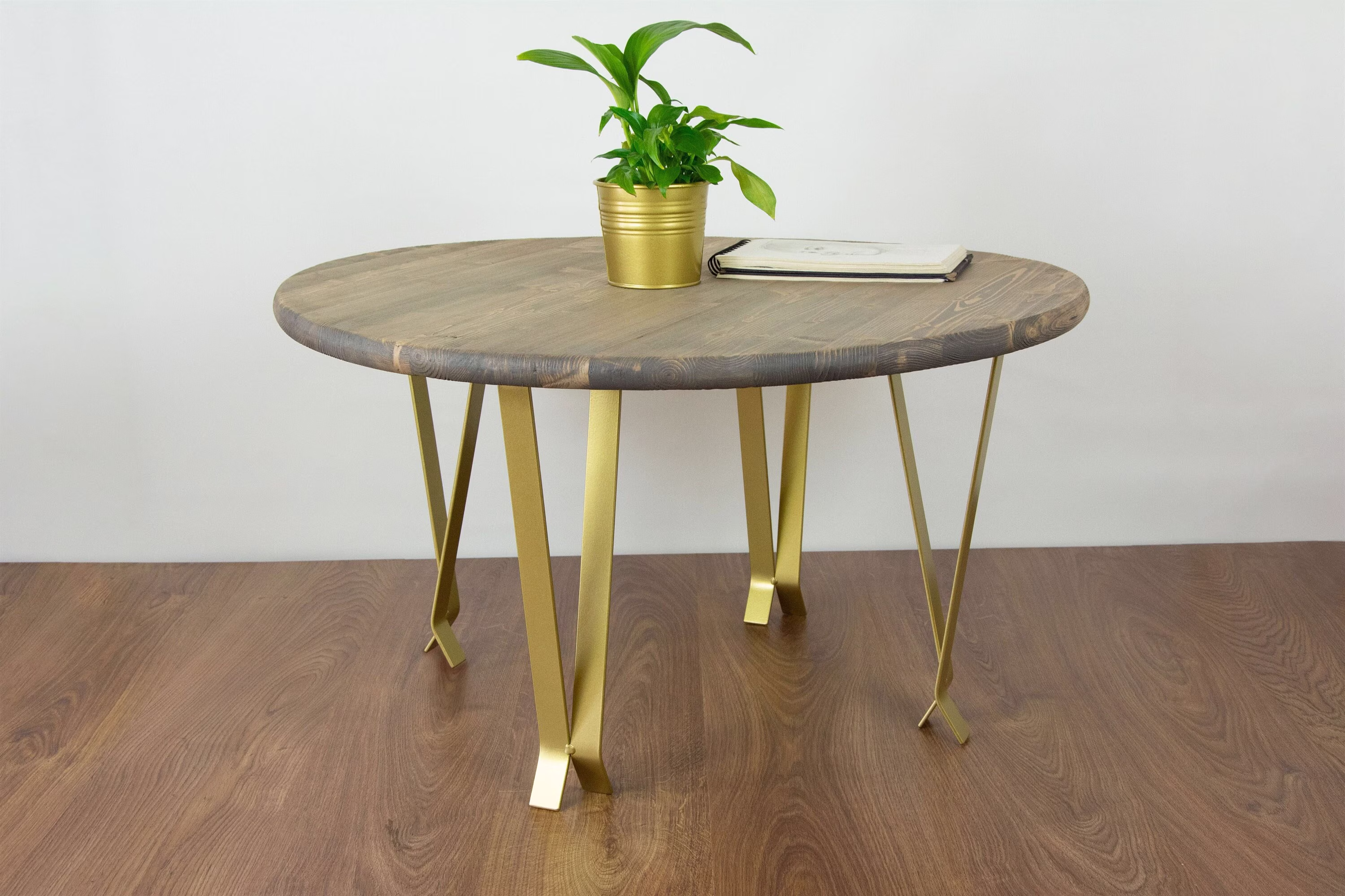 Metal Table Legs, Coffee End Steel Gold Gold/Brass Color