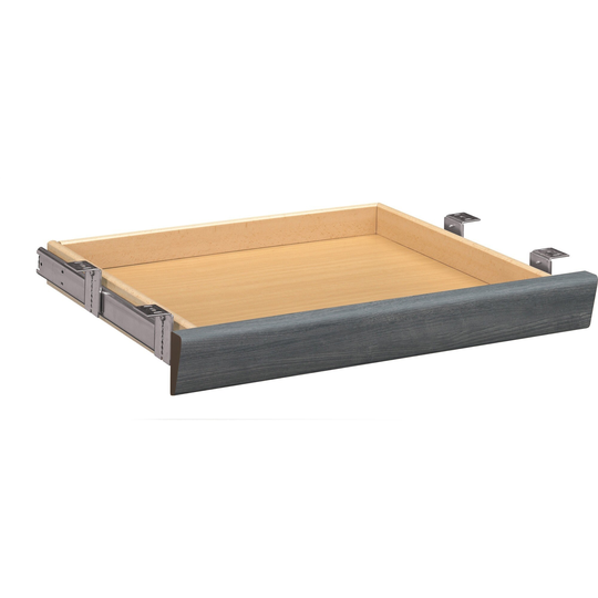 HON Laminate Single Pedestal Desk Center Drawer