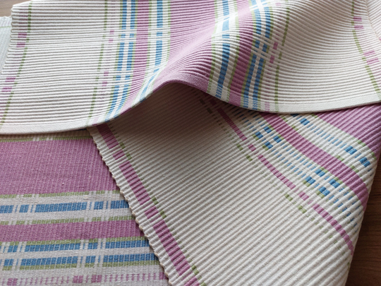 Vintage Thick Woven Cotton Table Runner, Topper, Dressing, Scandinavian Vintage Quality Textile, Kitchen Warming | E9