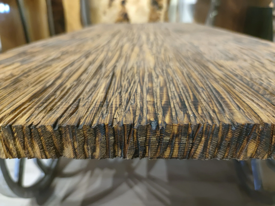 Reclaimed Wood Dining Table - Custom Sizes -Metal Legs | Pallet Wood Upcycled Coffee Table- Vintage, Rustic Look- Free Shipping