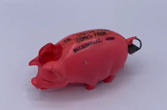 1920S Celluloid Pig Tape Measure | Pink Vintage Gift For Mom Sewing