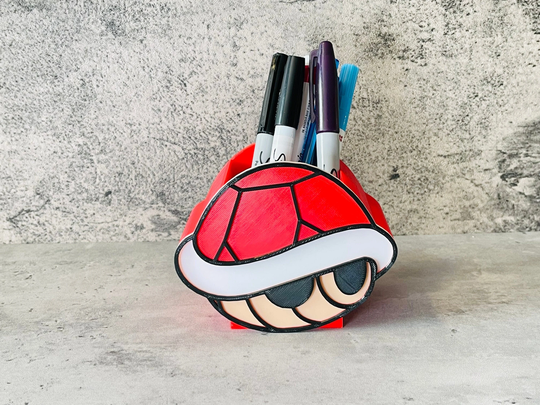 Shell Pen & Pencil Holder | Makeup Brush Marker Case