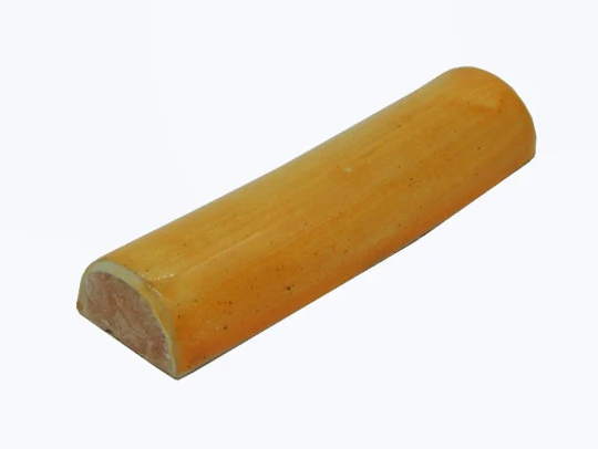 1 Piece Mexican Pencil Liner Tiles Trims Ceramic Moldings Yellow