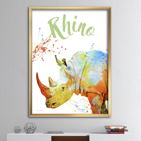Designart 'Colorful Safari Animals B' Cottage Framed Art Print