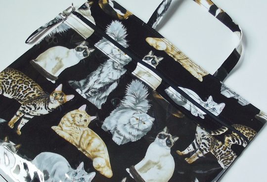 Dollbirdies Original Large Vinyl Front Project Bag Set, Cross Stitch Bag, Hand Work Needle Art Embroidery