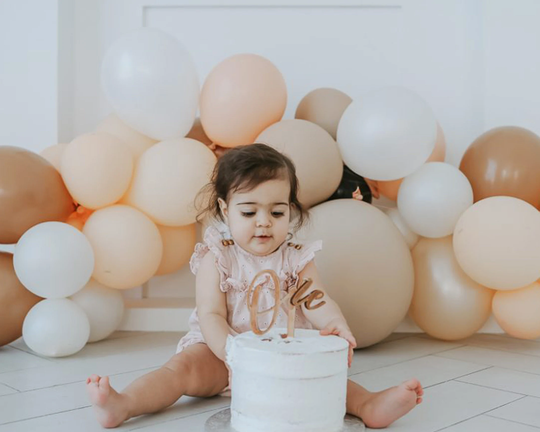 Boho Neutral Peach Blush Color 1st Birthday Balloon Garland | Arch Balloon Garland Diy Kit Earth Tone Cake Smash Backdrop