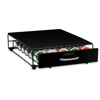 35-Pod K-Cup Pod Under Brewer Rolling Drawer Storage
