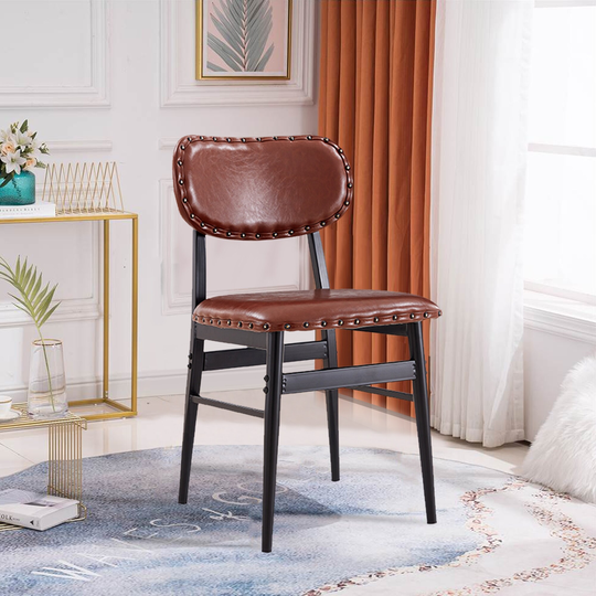 Dining Chairs Upholstered Side Chairs Faux Leather Dining Chairs (Set of 2)