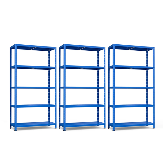 Costway 3PCS 5-Tier Metal Shelving Unit Adjustable Heavy-Duty Utility - See Details