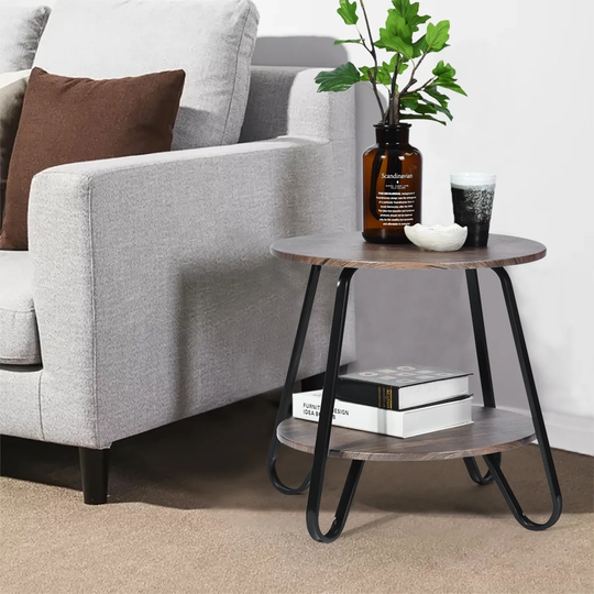 Small Round Coffee Table End Table