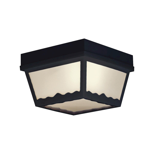 Essentials 1-Light Ceiling Lamp in Black