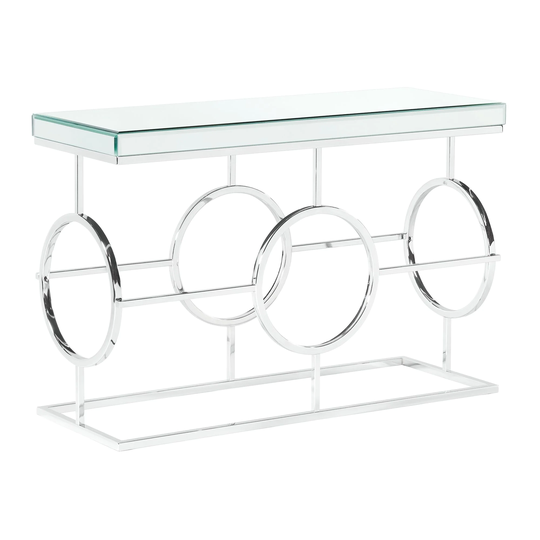 Picket House Furnishings Katie Rectangle Mirrored Sofa Table