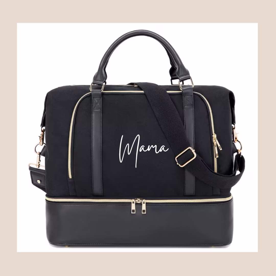 Personalized Carry-On Luggage Bag/ Travel Duffle Gym Bride/ Groom/Bridesmaid School/ Work Hospital Mama Baby Bag