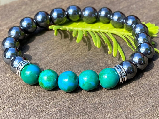 Quantum Quattro & Hematite, 8mm, Healing Stone Bracelet Or Anklet