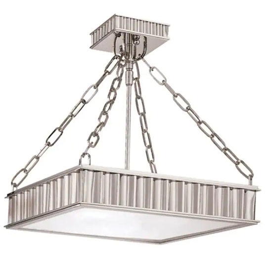 Hudson Valley Lighting Middlebury 3 Light 16" Wide Semi-Flush Square