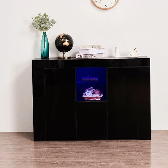 Kitchen Sideboard Cupboard with LED Light