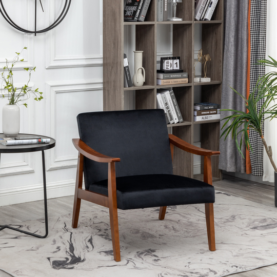 Carla 27.2'' Wide Velvet Accent Chair