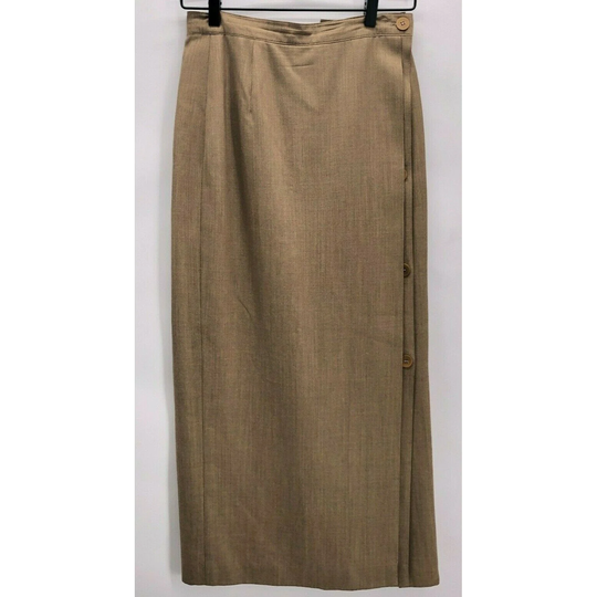 Vintage Cerruti 1881 Pencil Skirt 65% Viscose Wool Blend Lined Size 6/38