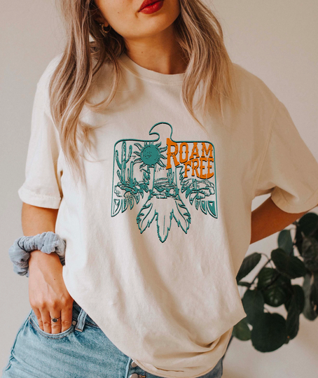 Roam Free Comfort Colors Shirt, Soft Cozy Oversized Vintage Tshirt, Gift, Lover Comfy Shirt