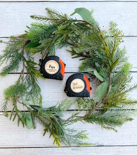 Personalized Tape Measure - Father's Day Gift No One Measures Up To You Grandparents -Personalized For Dad