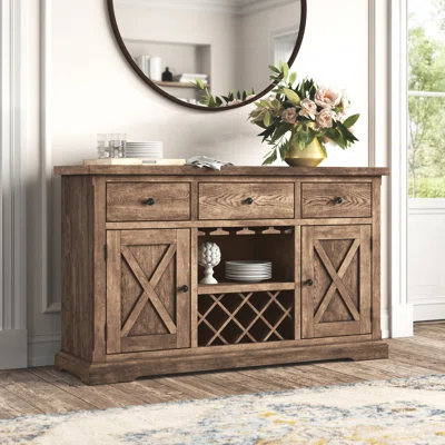 Lindsey 60" Wide 3 Drawer Sideboard