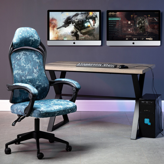 Polyvinyl Chloride Swivel Office Chair with Adjustable Height