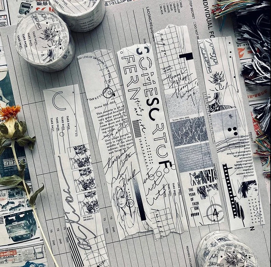 Somesortof.fern - The Movie Script |Tracing Paper, Non Stick |Journal, Planner, Collage, Crapbook Supplies