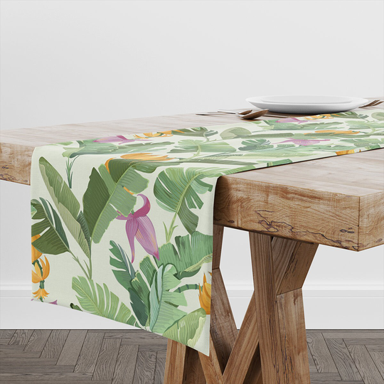 Table Runner Feels Like Summer | Unique Design Decor High Quality Textile & Print Made in Eu