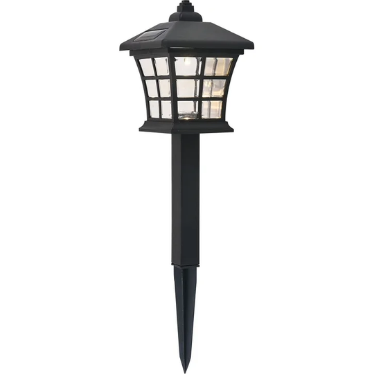 Elegant Lighting Dux 4" Wide Solar LED Center Mount Path Light - Pack