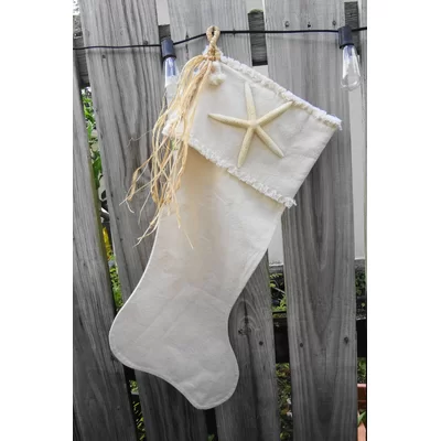 Christmas Pencil Starfish Stocking