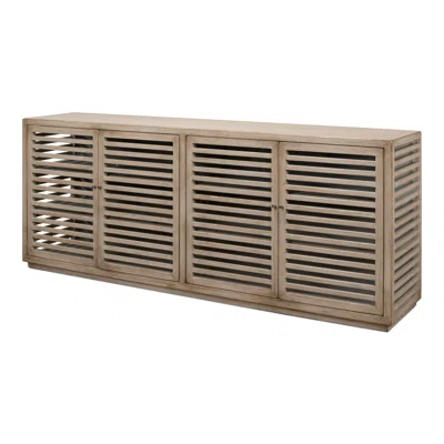 St. Nevis 92" Wide Pine Wood Sideboard