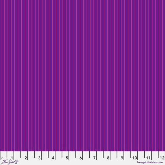 New Tula's True Colors - Aster Tiny Stripes By Tula Pink For Free Spirit Fabrics Sold By The Yard & Cut Continuous Ships Today