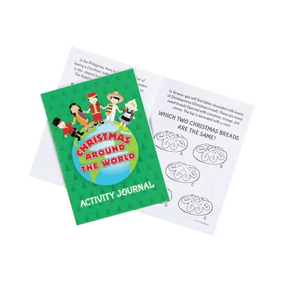 Ardia 24 Piece Around the World Activity Book Party Favors Set