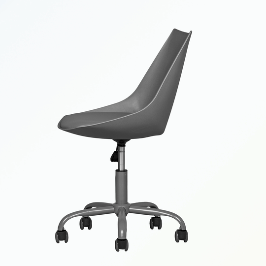 Desk Chair with Wheels Height Adjustable Swivel PU Leather