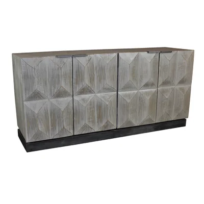 Bari 67.3" Wide Mango Wood Sideboard