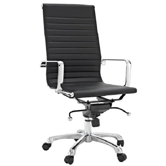 Toni Office Chair (High Back) - 37.25"-35"Hx22.5"Wx24.5"D