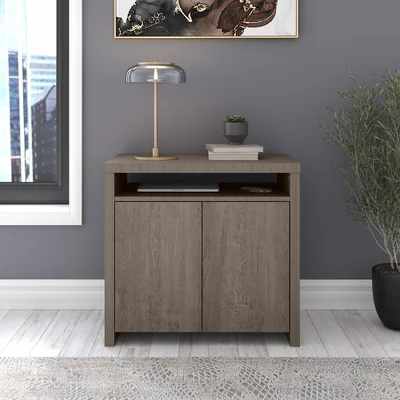 Yannai 2 -Shelf Storage Cabinet