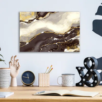 Bisque Glimmer by Delores Naskrent - Unframed Graphic Art