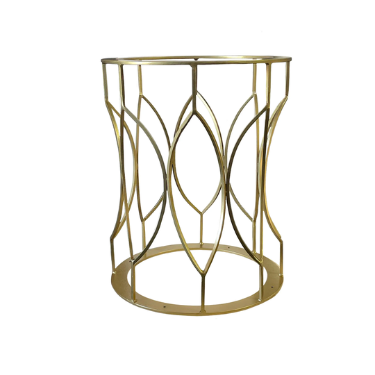 Pedestal Base Round Table | Metal Dining