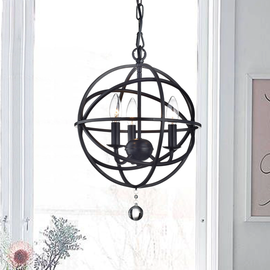 Saris 3-Light Globe Pendant