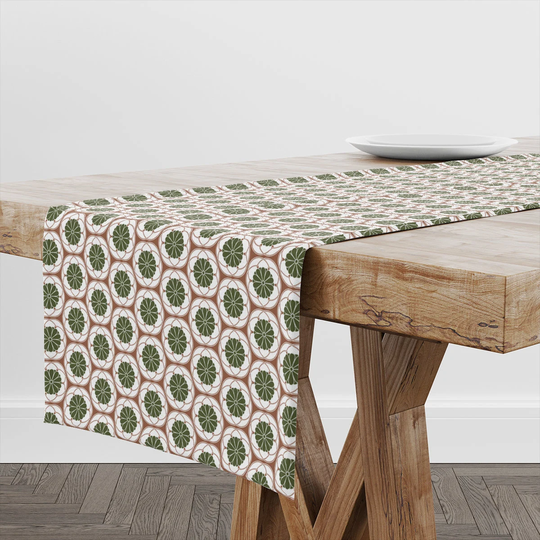 Table Runner Japanese Traditional Spring Ix | Unique Design Decor High Quality Textile & Print Made in Eu