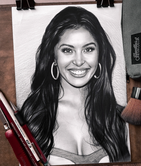 Customized Drawing Portrait From Photo, Graphite Pencil Portrait, Family Unique Gift Idea For Mom, Father & Other