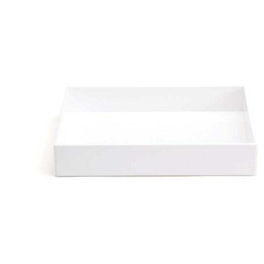 Poppin Medium White Accessory Tray - 1.75" x 9.75" x 6.75"