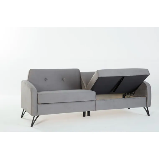 Juniper Sleeper Sofa in a Box with Storage and Performance Fabric