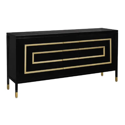 Lyric 76'' Wide Mahogany Wood Sideboard