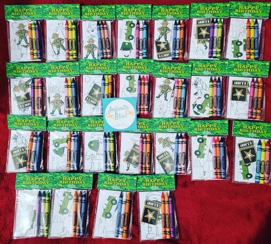 Army Coloring Packs | Pages Party Favor Crayola Crayons