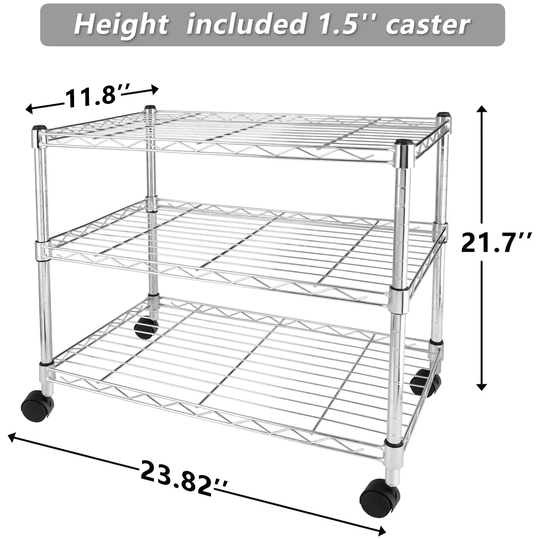 Simple Deluxe Heavy Duty 3Shelf Shelving Unit 3 Tier