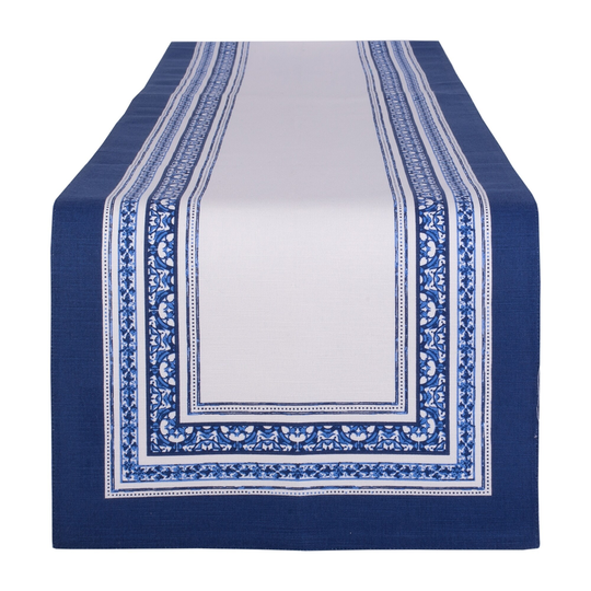 DII Porto Stripe Print Table Runner